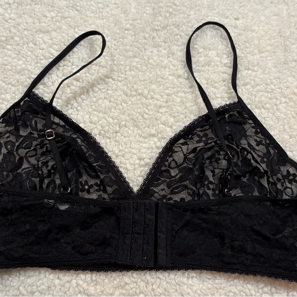Elegant Black Lace Bralette | INC - Picture 3 of 8